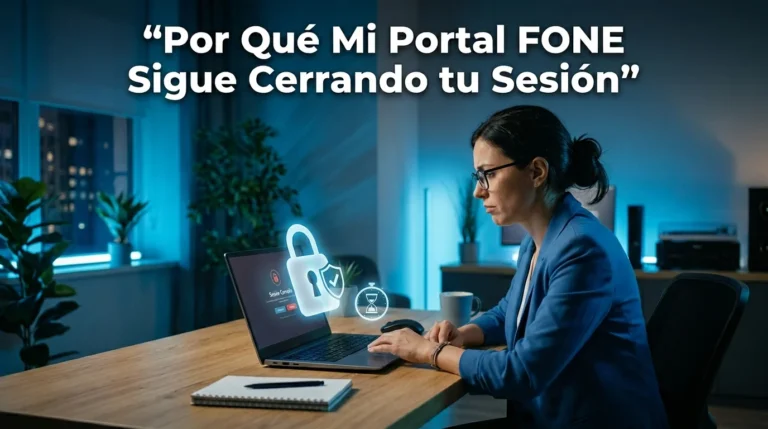 Por Qué Mi Portal FONE Sigue Cerrando Tu Sesión